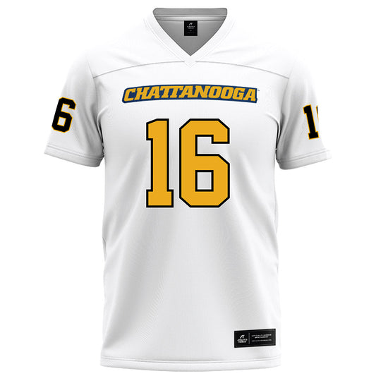 UTC - NCAA Football : Heath Jehu - White Football Jersey-0