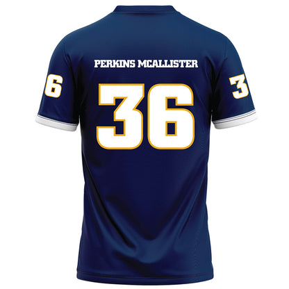 UTC - NCAA Football : D'Arco Perkins McAllister - Navy Football Jersey-1