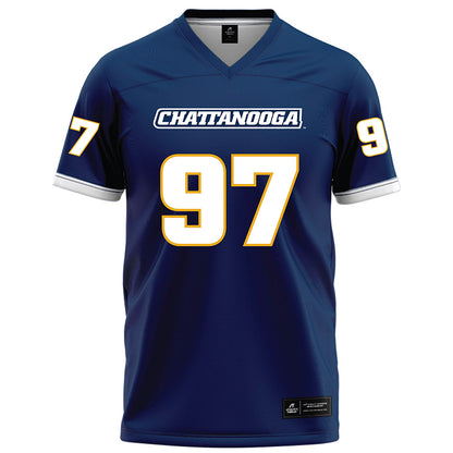 UTC - NCAA Football : Xavier Parker - Navy Football Jersey-0