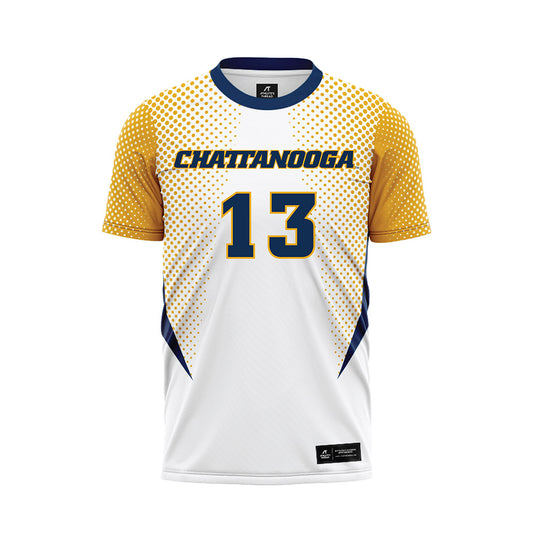 UTC - NCAA Women's Soccer : Paige Thomas - White Soccer Jersey-0