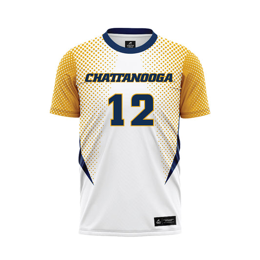UTC - NCAA Women's Soccer : Elle Lassiter - White Soccer Jersey-0