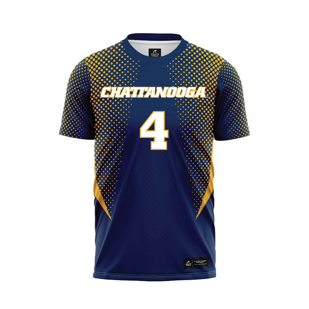 UTC - NCAA Women's Soccer : Aspyn Stucke - Navy Soccer Jersey-0