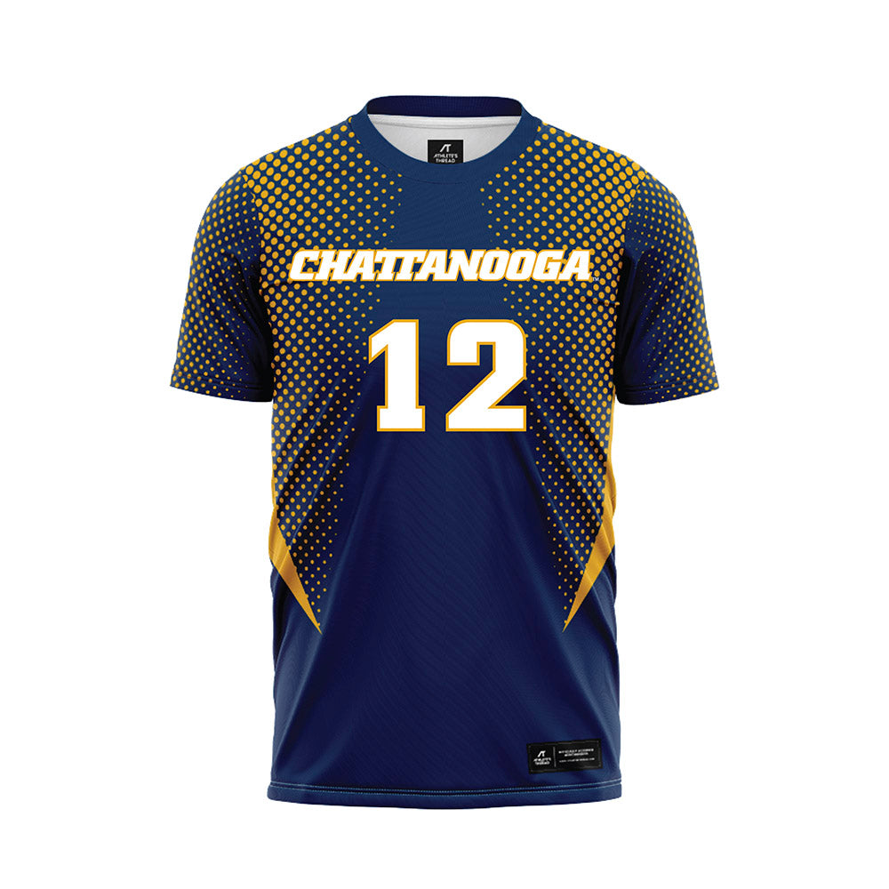 UTC - NCAA Women's Soccer : Elle Lassiter - Navy Soccer Jersey-0
