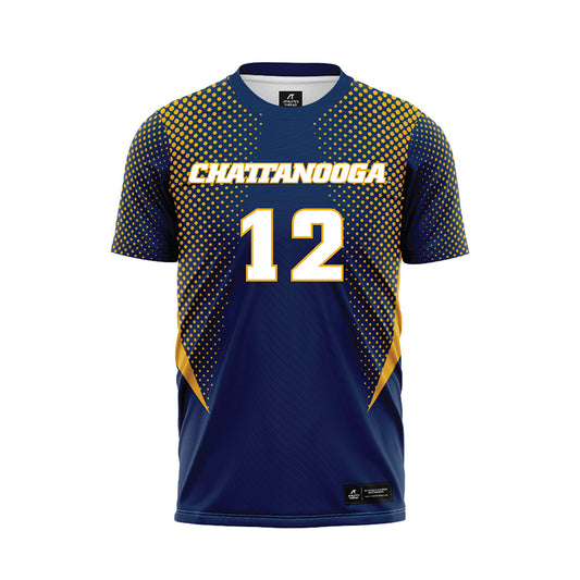 UTC - NCAA Women's Soccer : Elle Lassiter - Navy Soccer Jersey-0