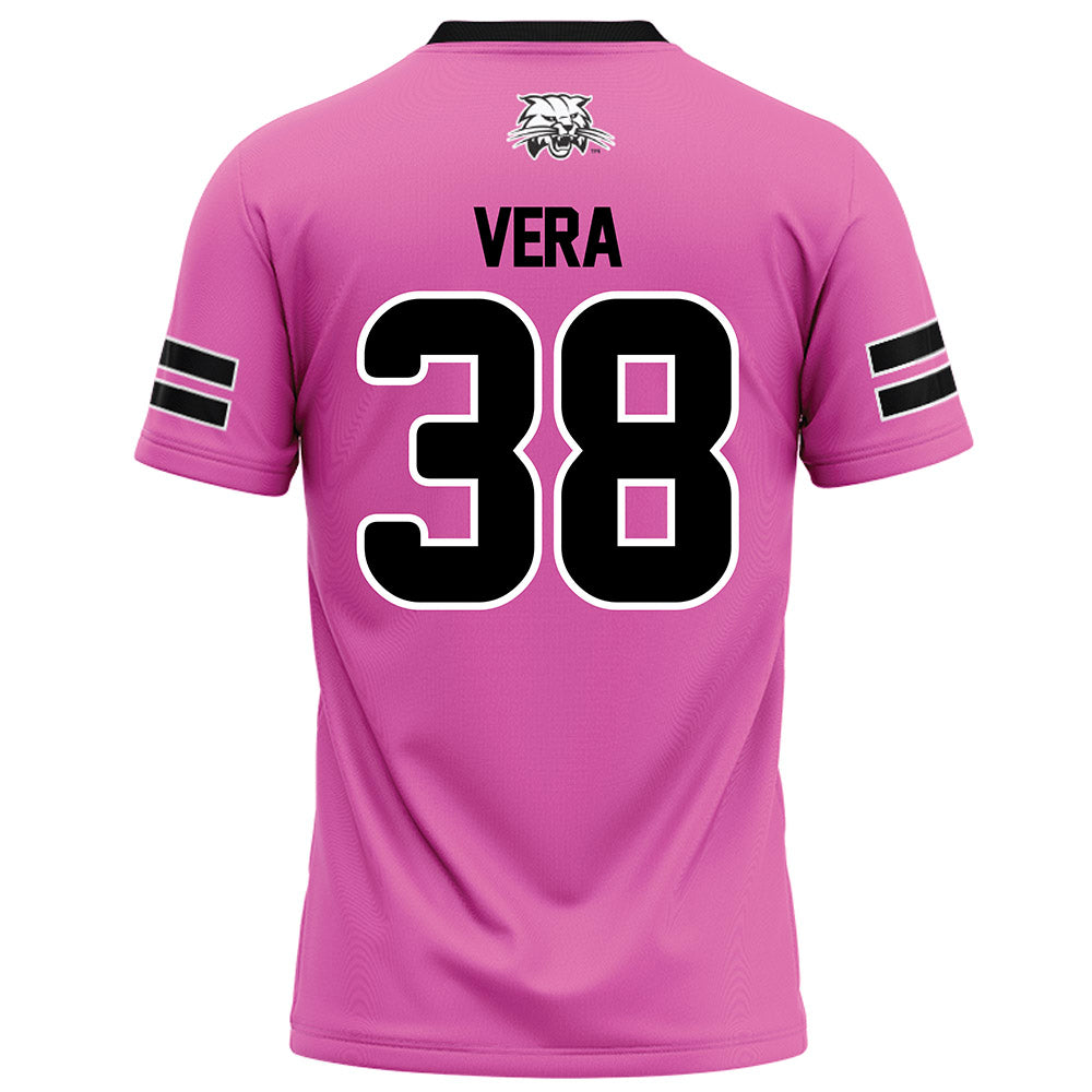 Ohio - NCAA Football : Andrew Vera - Pink Football Jersey