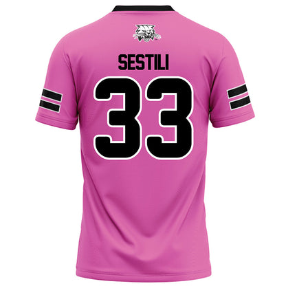 Ohio - NCAA Football : Brady Sestili - Pink Football Jersey