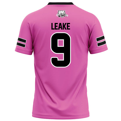 Ohio - NCAA Football : Blake Leake - Pink Football Jersey