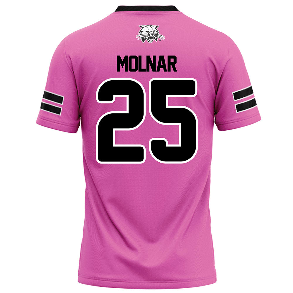 Ohio - NCAA Football : Michael Molnar - Pink Football Jersey