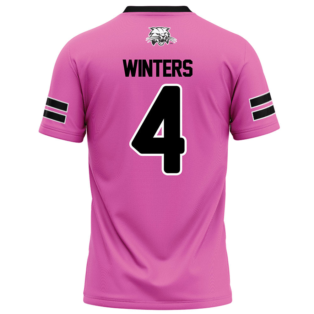 Ohio - NCAA Football : Jacob Winters - Pink Football Jersey