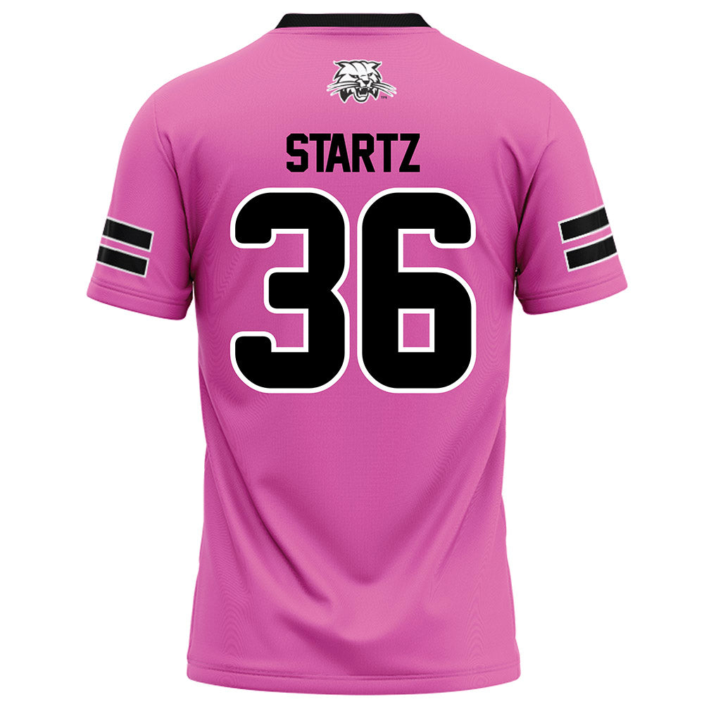 Ohio - NCAA Football : Parker Startz - Pink Football Jersey