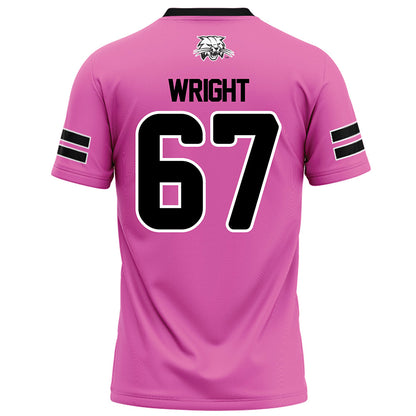 Ohio - NCAA Football : Kameron Wright - Pink Football Jersey