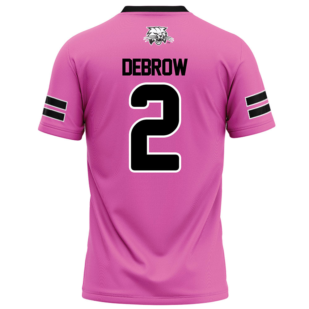 Ohio - NCAA Football : Khamani Debrow - Pink Football Jersey-1