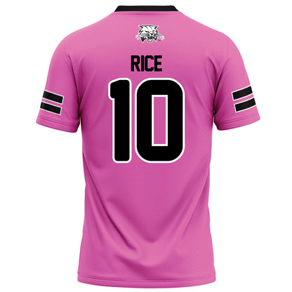 Ohio - NCAA Football : Cam Rice - Pink Football Jersey