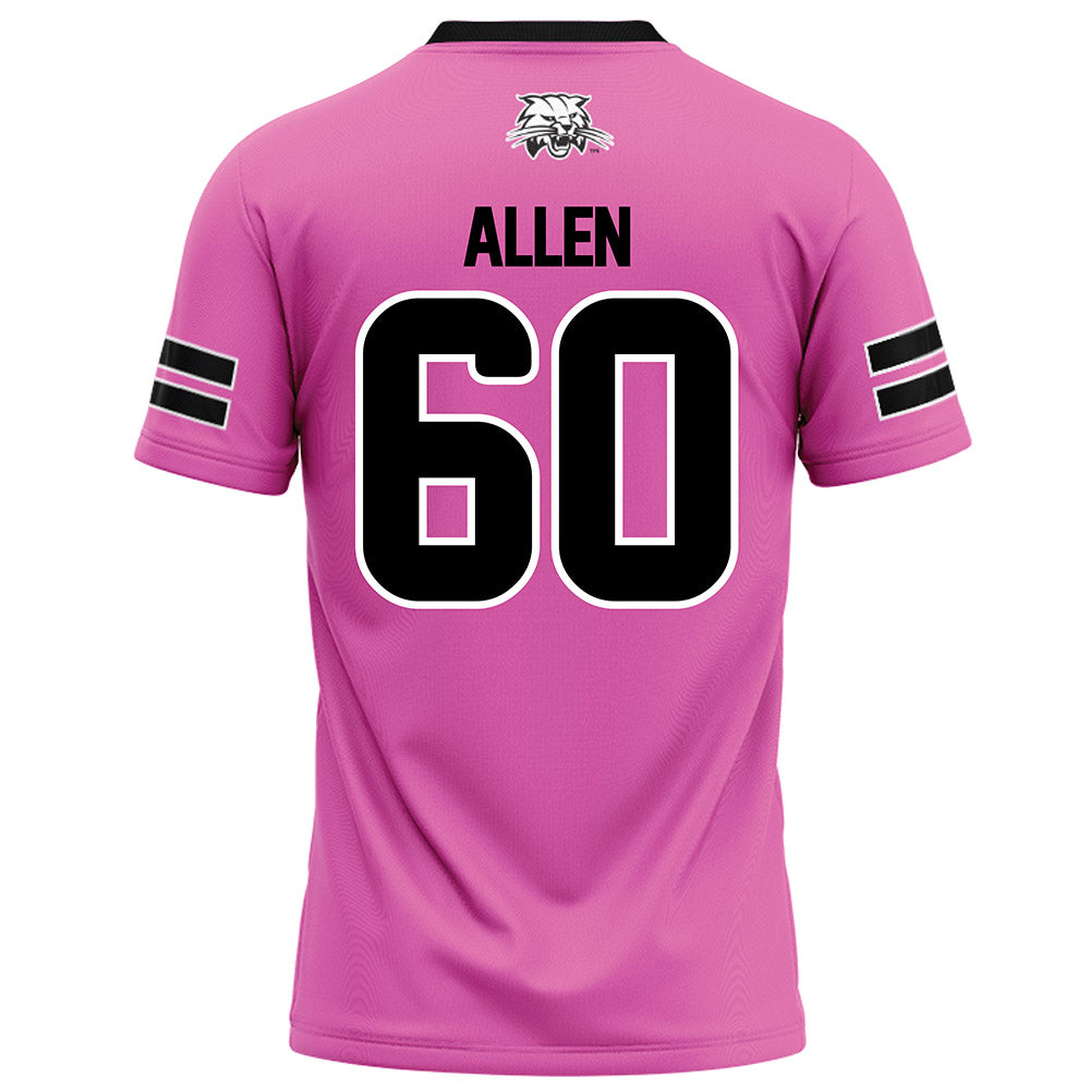 Ohio - NCAA Football : Trent Allen - Pink Football Jersey-1