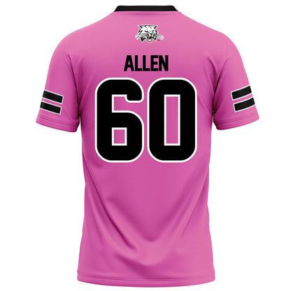 Ohio - NCAA Football : Trent Allen - Pink Football Jersey-1