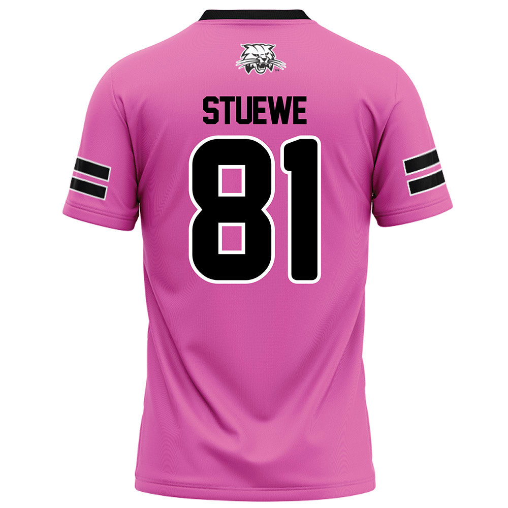 Ohio - NCAA Football : Matthew Stuewe - Pink Football Jersey