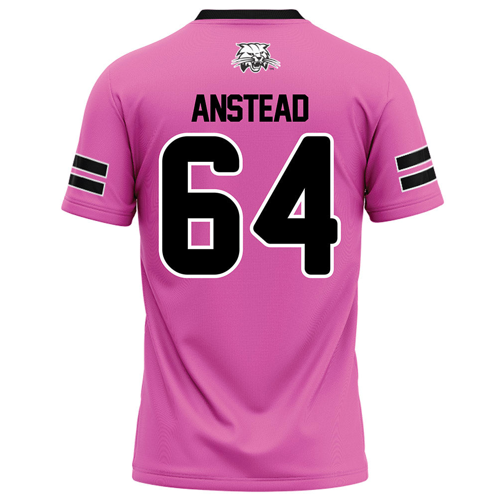 Ohio - NCAA Football : Seth Anstead - Pink Football Jersey