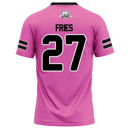 Ohio - NCAA Football : Jack Fries - Pink Football Jersey