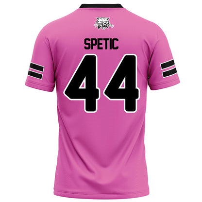 Ohio - NCAA Football : Gianni Spetic - Pink Football Jersey