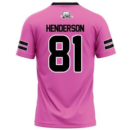 Ohio - NCAA Football : Bralen Henderson - Pink Football Jersey