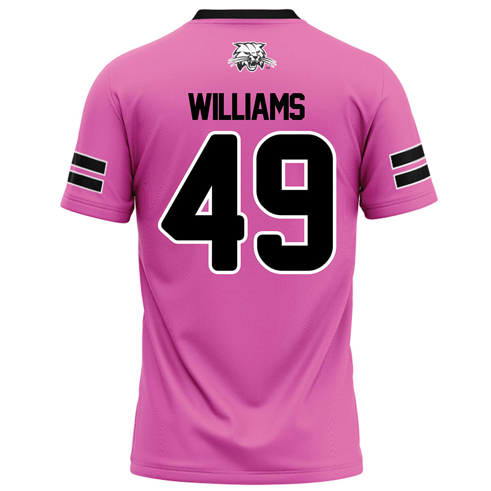 Ohio - NCAA Football : Xavier Williams - Pink Football Jersey