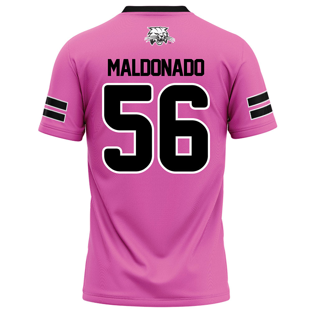 Ohio - NCAA Football : Benjamin Maldonado - Pink Football Jersey-1
