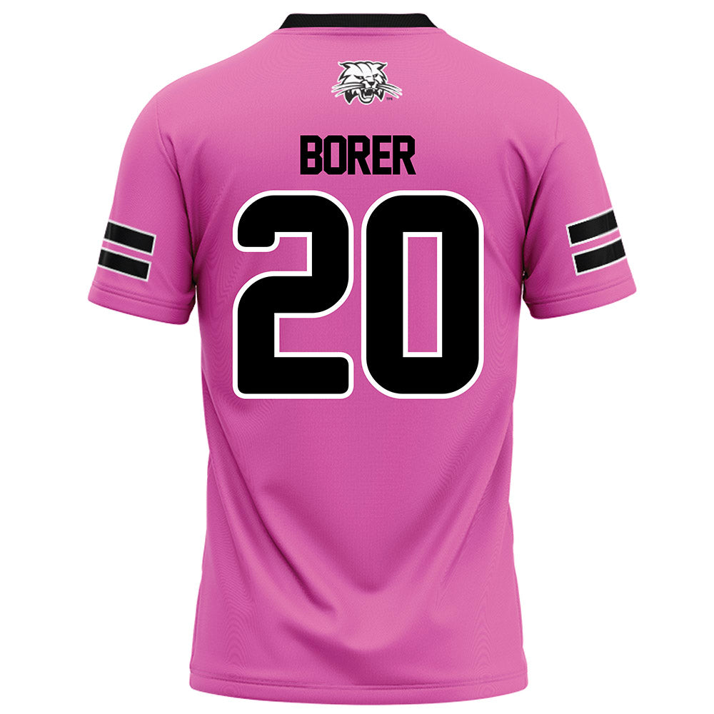 Ohio - NCAA Football : Jack Borer - Pink Football Jersey