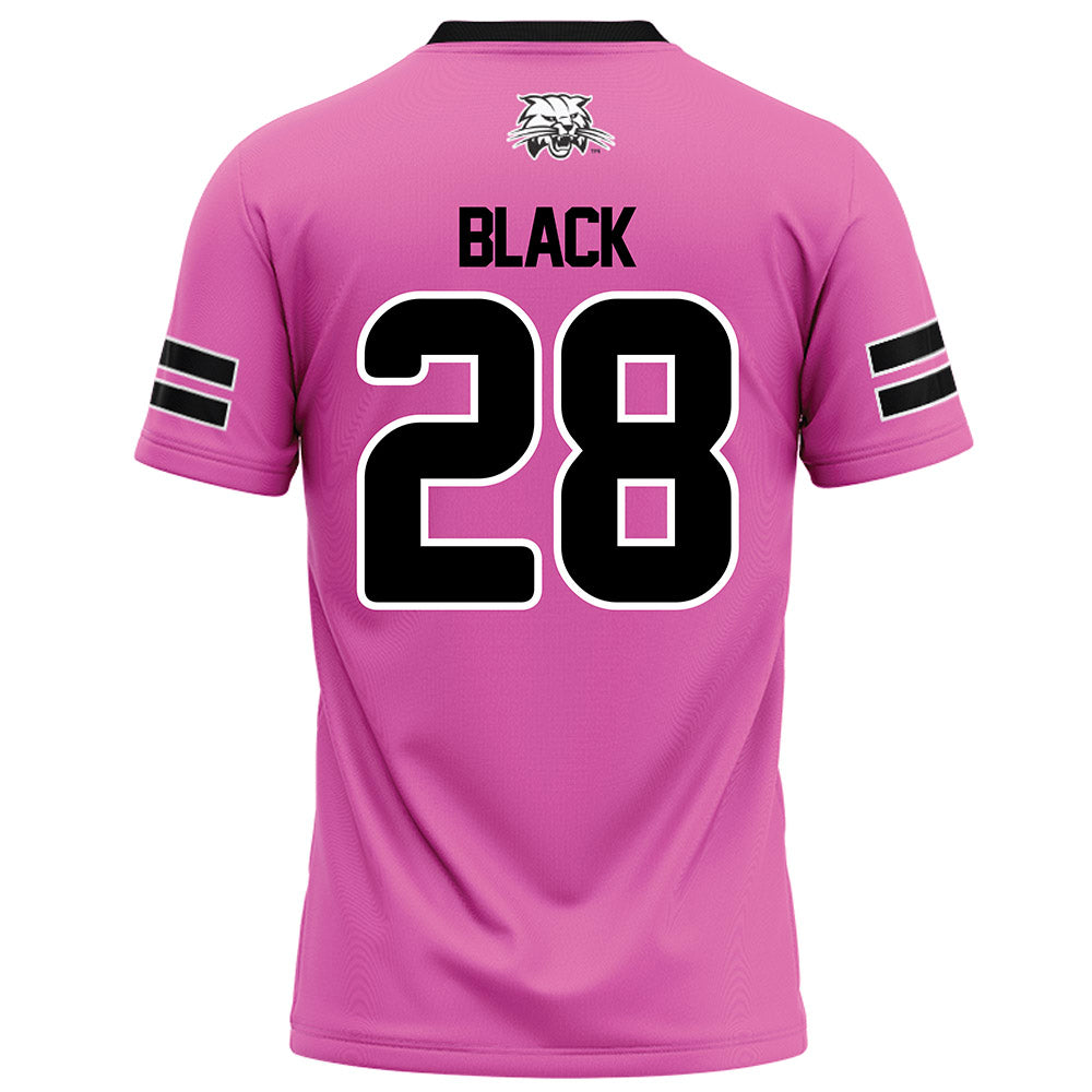 Ohio - NCAA Football : Taliq Black - Pink Football Jersey-1