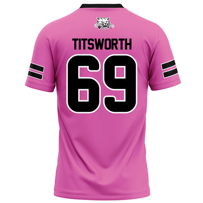 Ohio - NCAA Football : Parker Titsworth - Pink Football Jersey