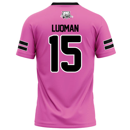 Ohio - NCAA Football : Anas Luqman - Pink Football Jersey-1