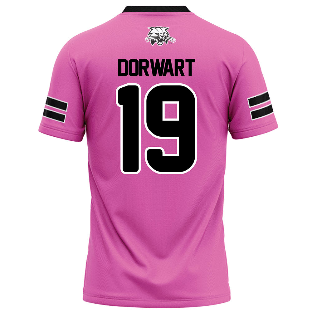 Ohio - NCAA Football : Dominic Dorwart - Pink Football Jersey