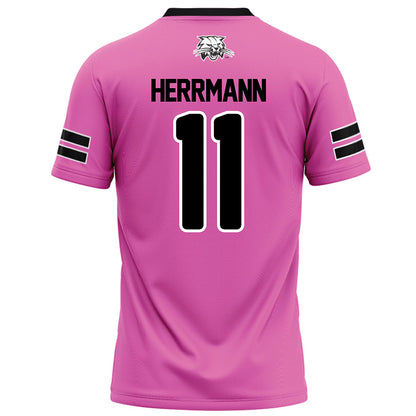 Ohio - NCAA Football : Evan Herrmann - Pink Football Jersey-1