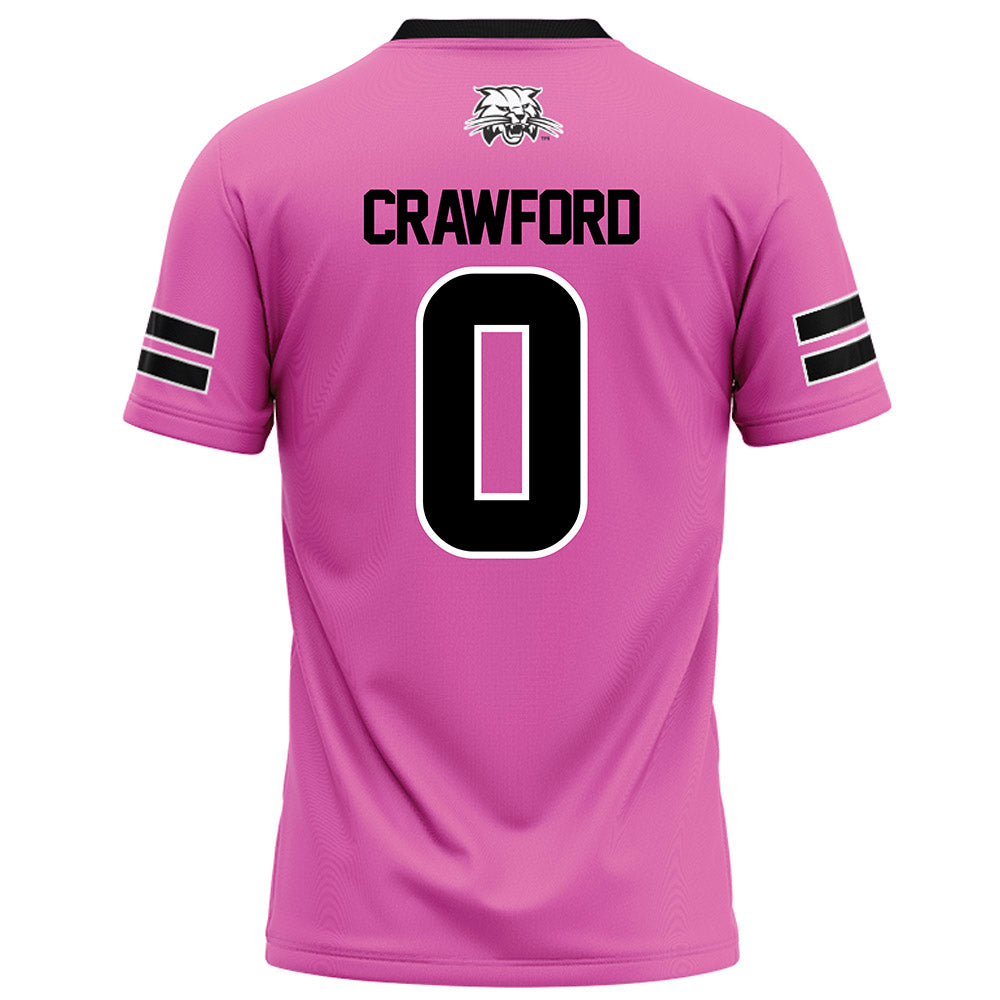 Ohio - NCAA Football : Delaney Crawford - Pink Football Jersey