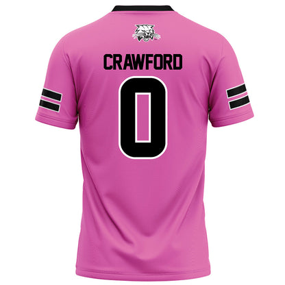 Ohio - NCAA Football : Delaney Crawford - Pink Football Jersey