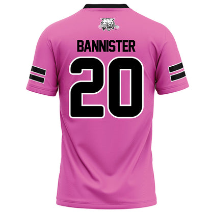 Ohio - NCAA Football : Kendall Bannister - Pink Football Jersey