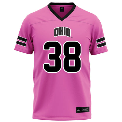 Ohio - NCAA Football : Andrew Vera - Pink Football Jersey