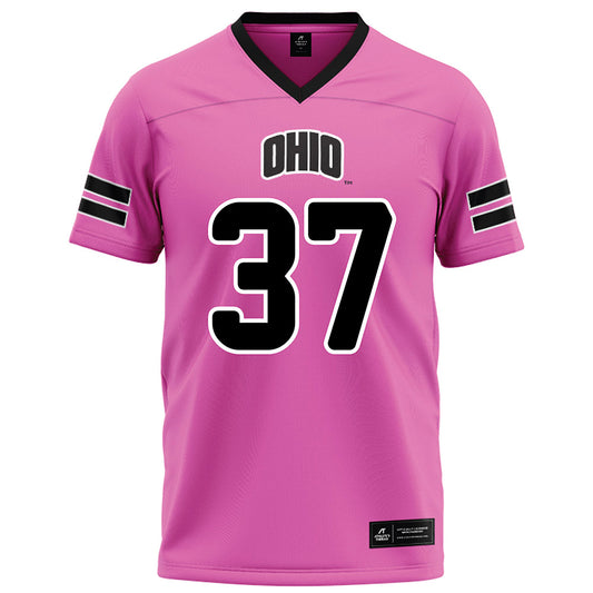 Ohio - NCAA Football : Blake Guffey - Pink Football Jersey