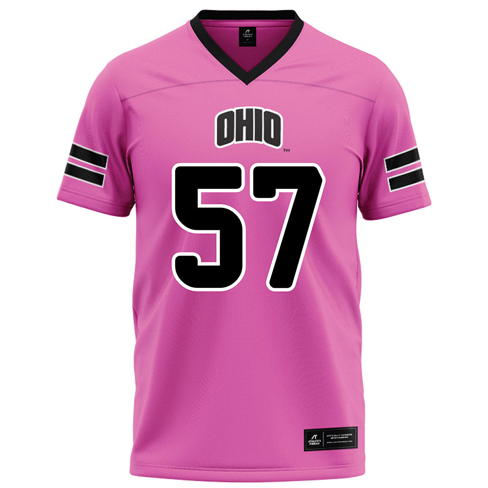 Ohio - NCAA Football : Carson Heidecker - Pink Football Jersey