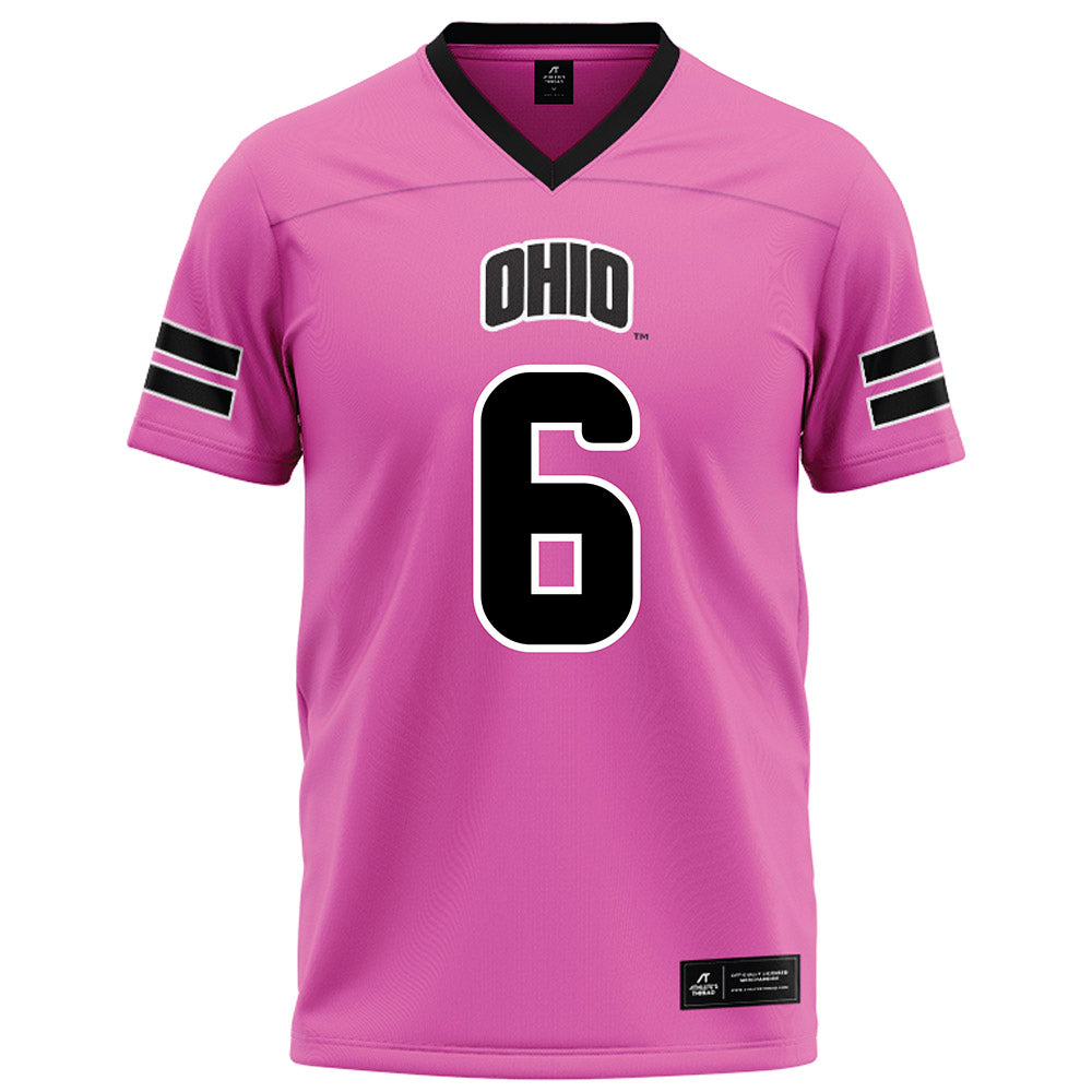 Ohio - NCAA Football : CJ Doggette - Pink Football Jersey