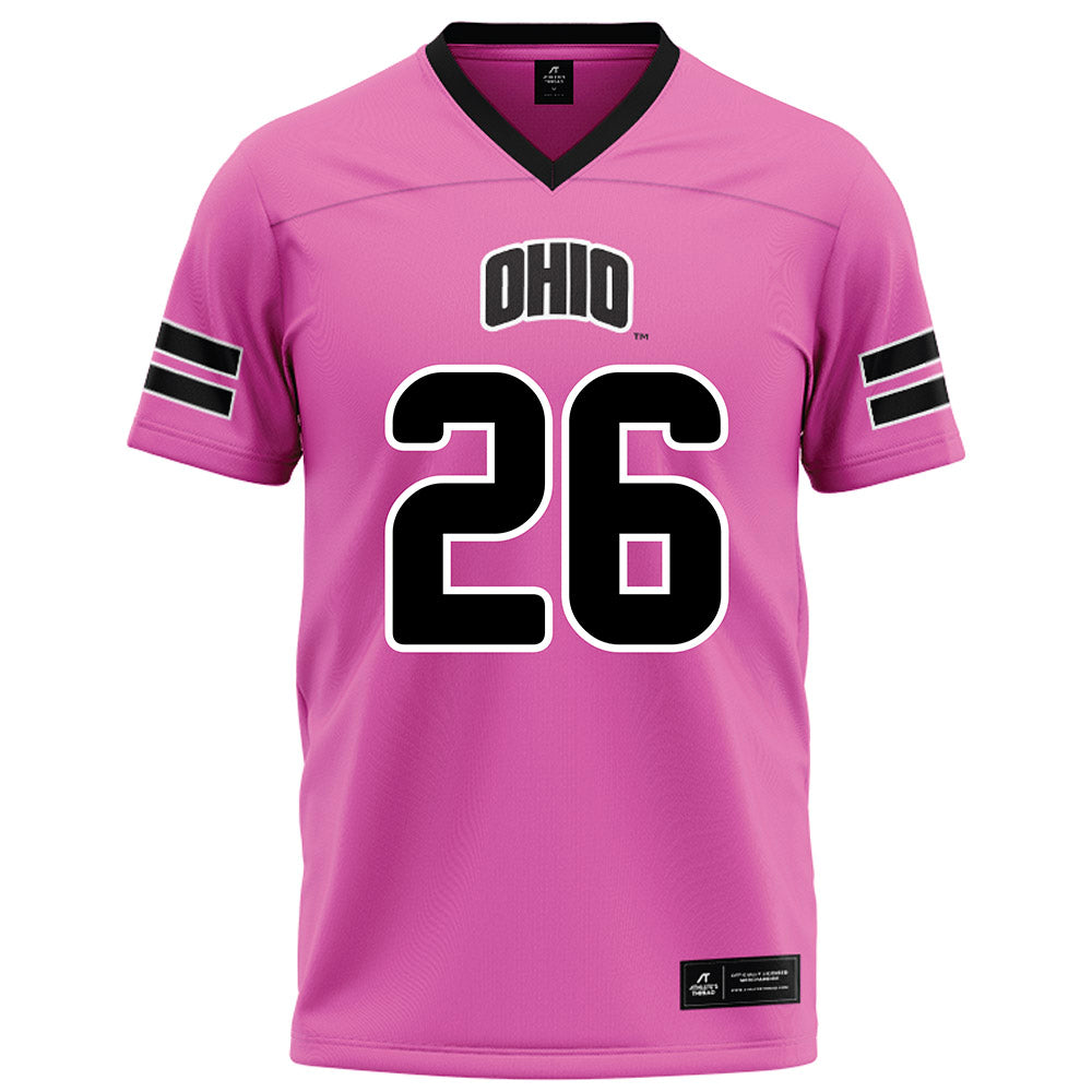 Ohio - NCAA Football : Lamarion Shumpert - Pink Football Jersey-0