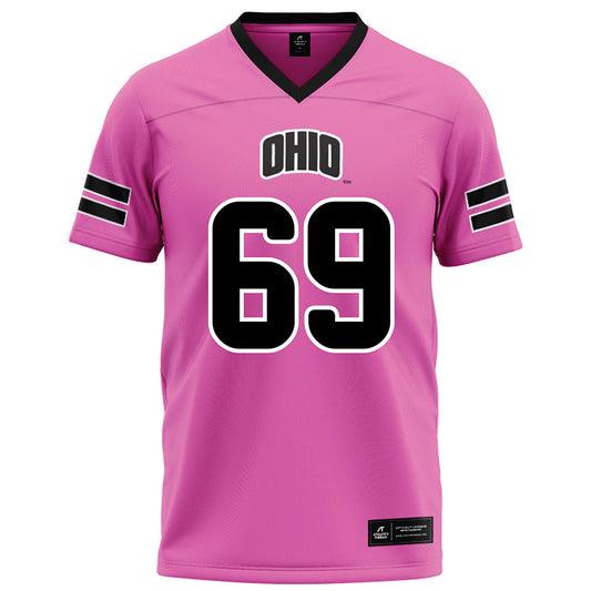 Ohio - NCAA Football : Parker Titsworth - Pink Football Jersey