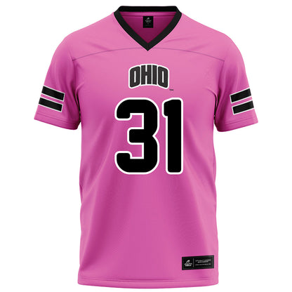 Ohio - NCAA Football : Andrew Marshall - Pink Football Jersey