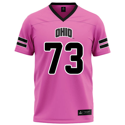 Ohio - NCAA Football : Joseph Habinowski - Pink Football Jersey