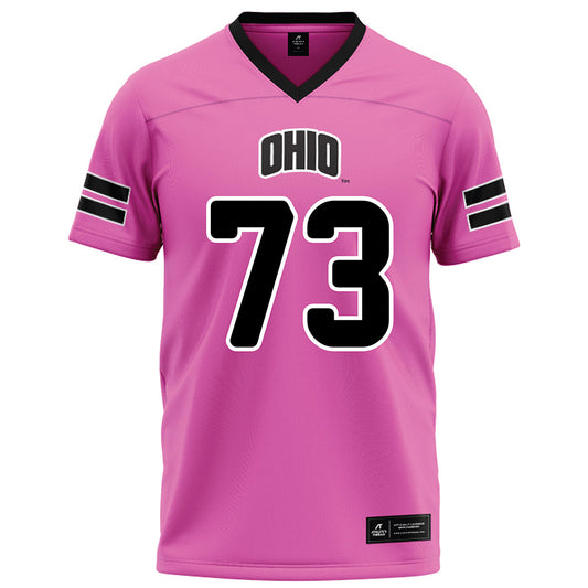 Ohio - NCAA Football : Joseph Habinowski - Pink Football Jersey