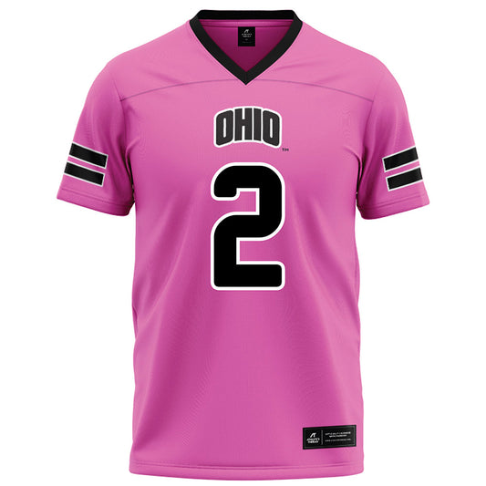 Ohio - NCAA Football : DJ Walker - Pink Football Jersey-0