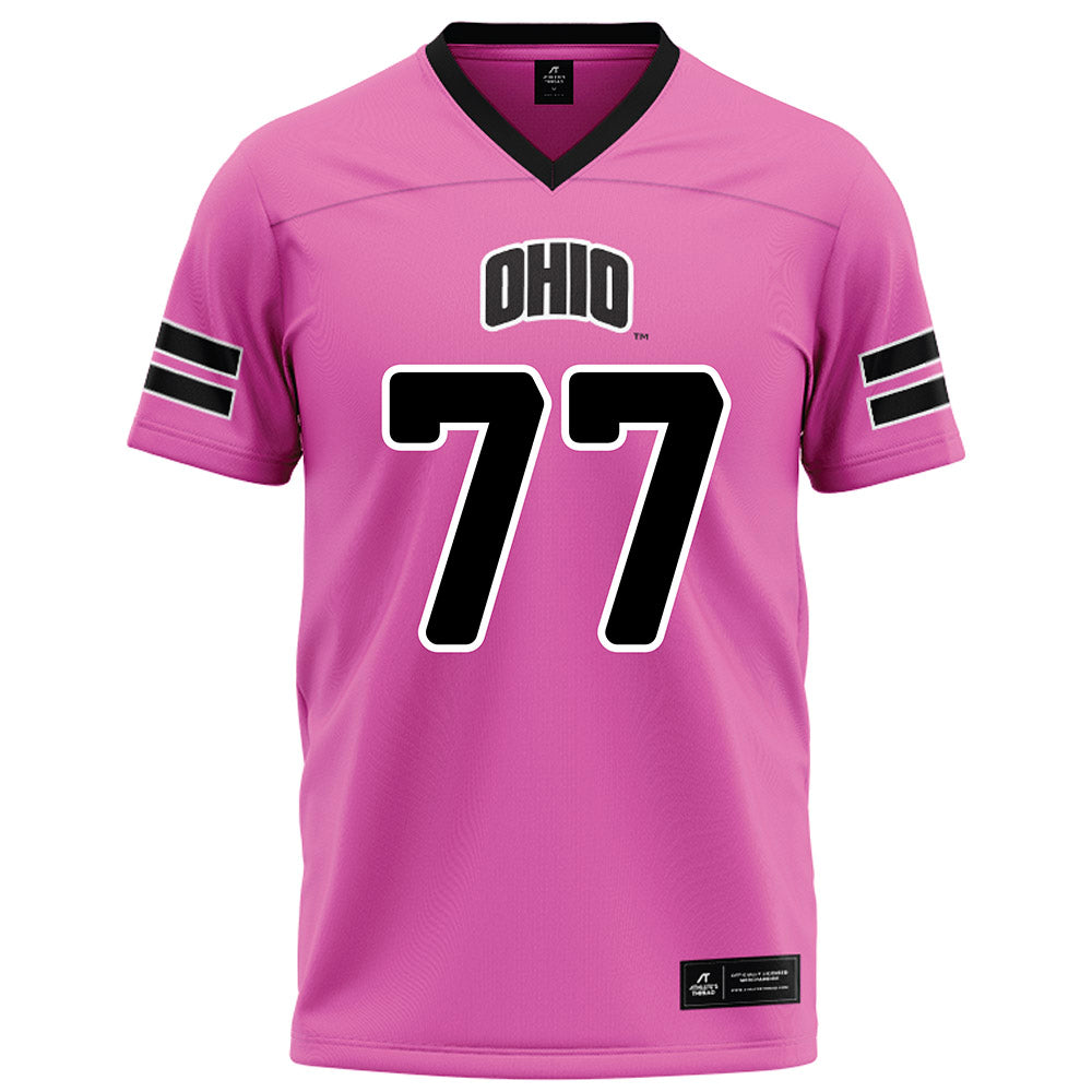 Ohio - NCAA Football : Jacob Dennison - Pink Football Jersey