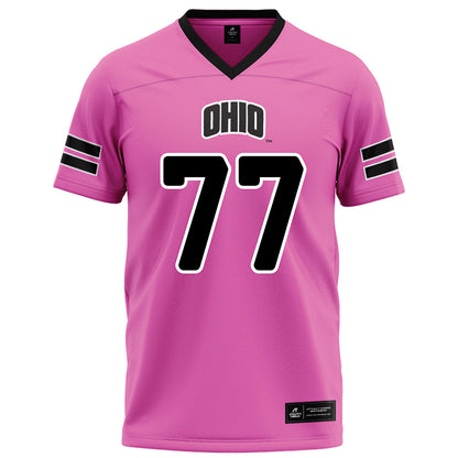 Ohio - NCAA Football : Jacob Dennison - Pink Football Jersey