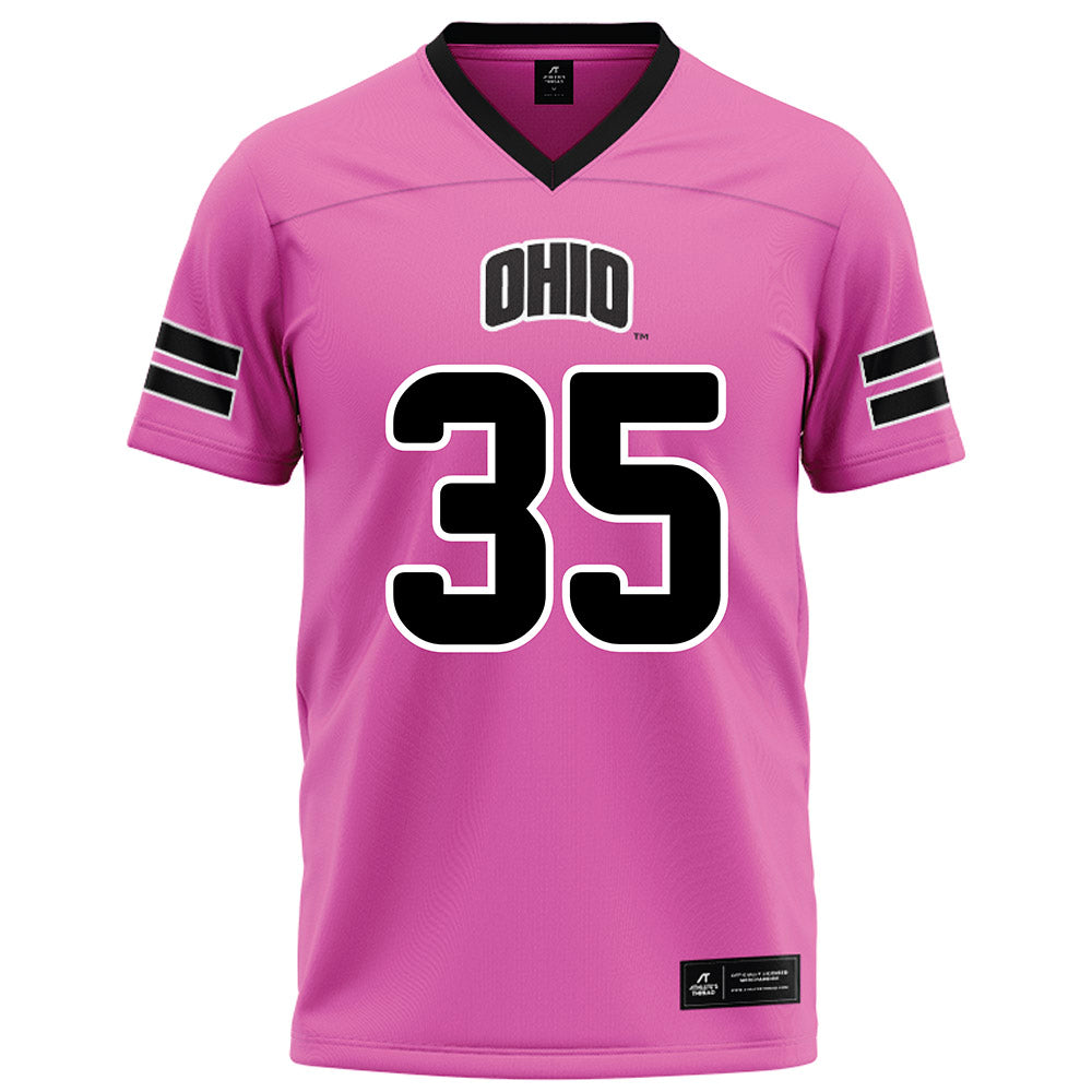 Ohio - NCAA Football : Shay Taylor - Pink Football Jersey