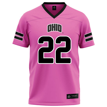 Ohio - NCAA Football : Jalen Thomeson - Pink Football Jersey