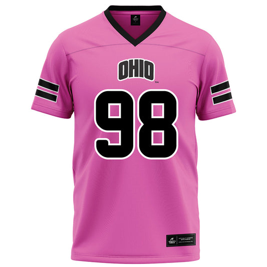 Ohio - NCAA Football : Danny Novickas - Pink Football Jersey